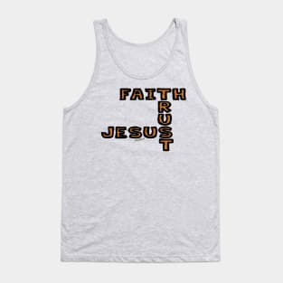 Faith Trust and Jesus Tank Top